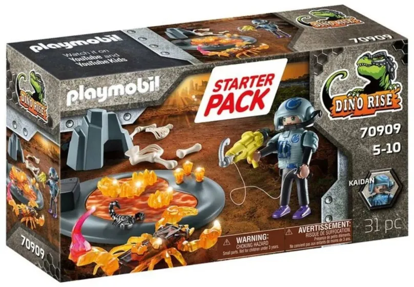 Stavebnica Playmobil 70909 Starter Pack Boj s ohnivým škorpiónom
