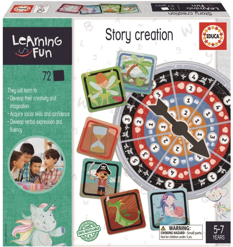 Spoločenská hra EDUCA Vzdelávacia hra Learning is Fun: Vytvor príbeh