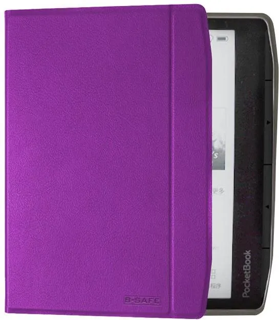 Púzdro na čítačku kníh B-SAFE Magneto 3414, púzdro pre PocketBook 700 ERA, fialové