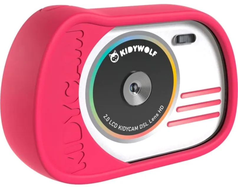 Detský fotoaparát Kidywolf detský vodotesný fotoaparát Kidycam, ružový