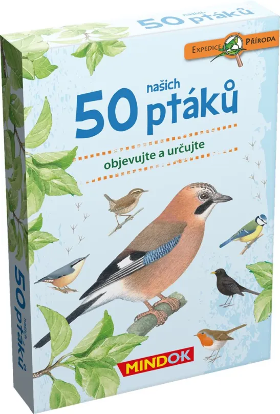 Spoločenská hra Expedícia príroda: 50 vtákov