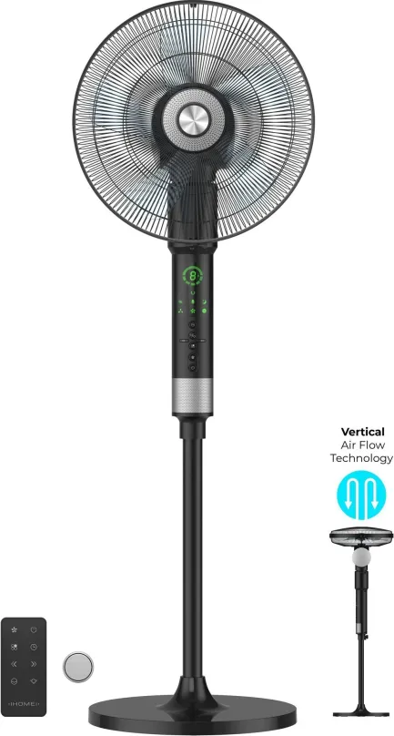 Ventilátor Home EF16910 16", čierny