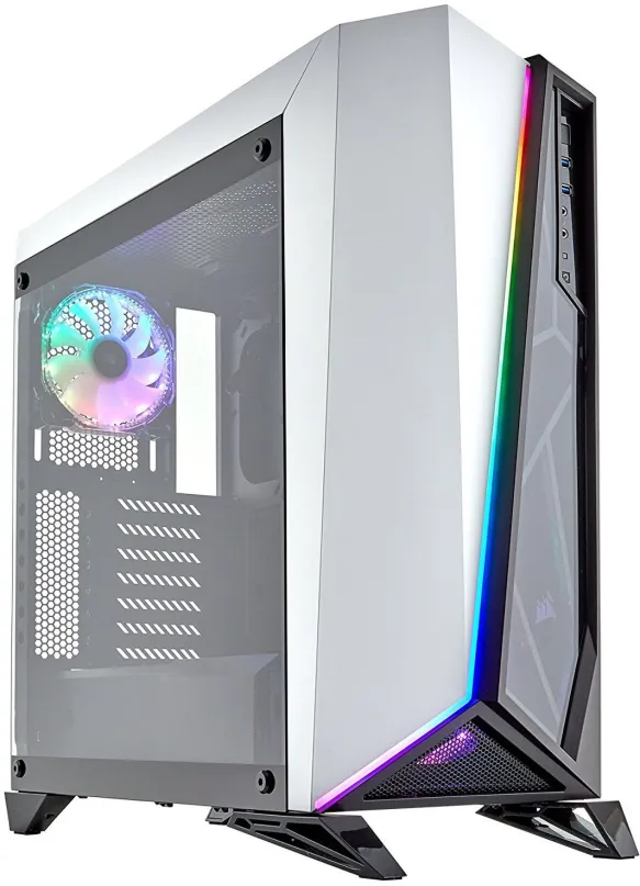 Počítačová skriňa Corsair SPEC-OMEGA RGB Carbide Series biela