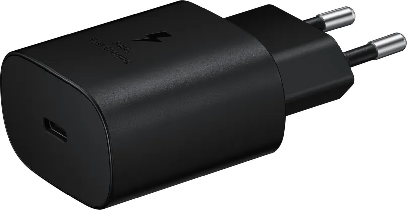 Nabíjačka do siete Samsung Napájací adaptér s rýchlonabíjaním 25W čierny, bez kábla v balení