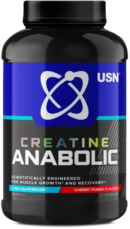 Kreatín USN Creatine Anabolic 900g, čerešňa