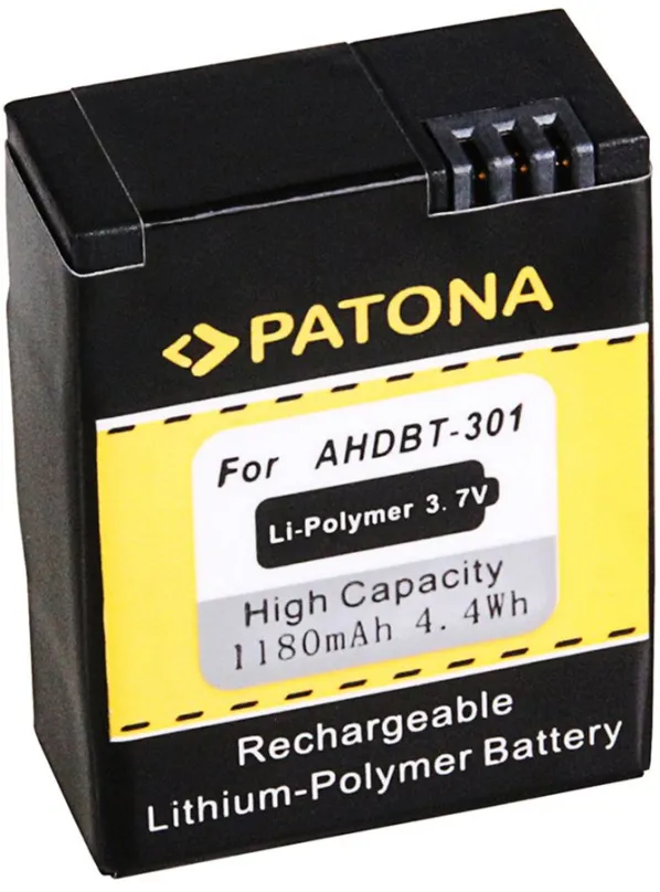 Batéria pre kameru PATONA pre GoPro HD Hero 3 1180 mAh Li-Pol