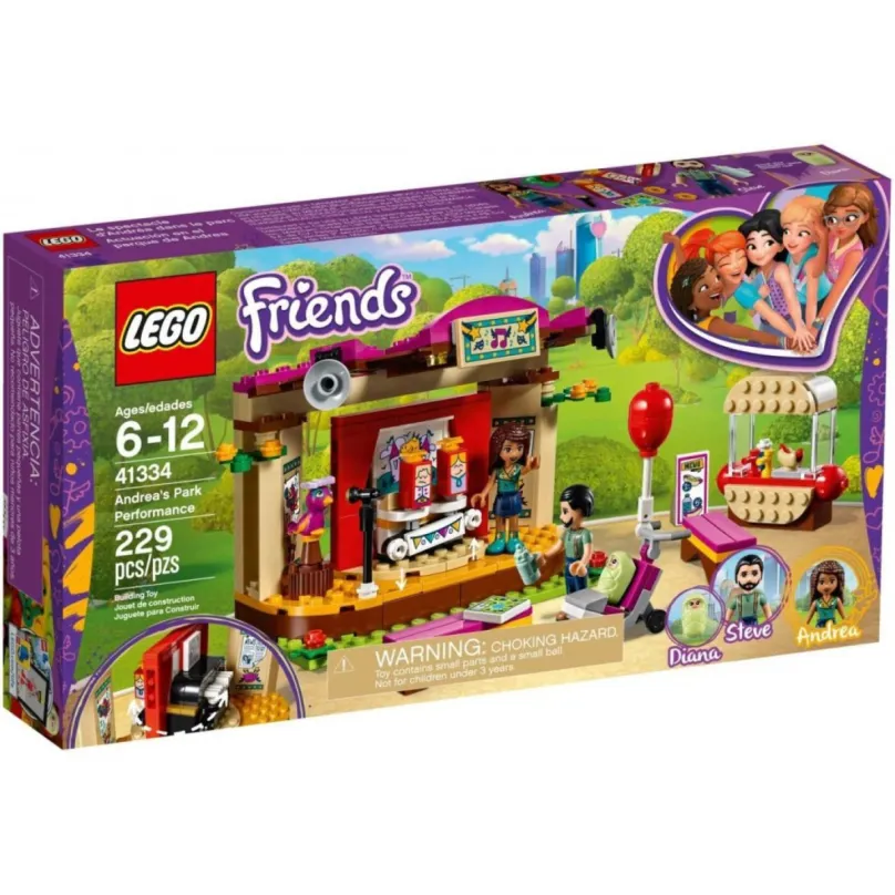 LEGO® Friends 41334 Andrea a jej vystúpenie v parku