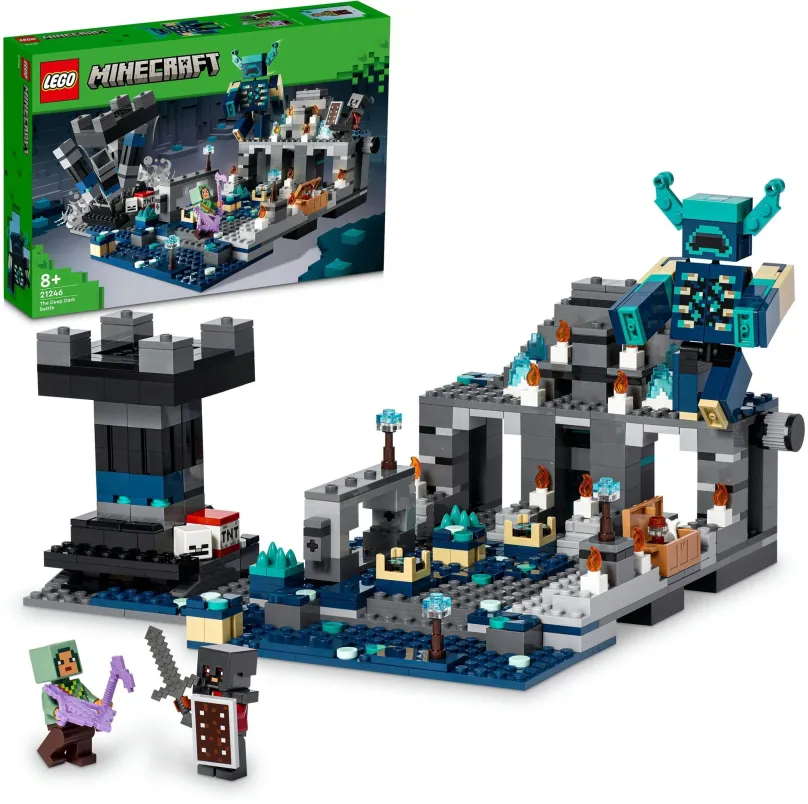 LEGO stavebnica LEGO® Minecraft® 21246 Bitka v Deep Darku