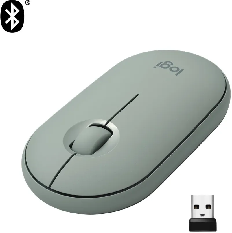 Myš Logitech Pebble M350 Wireless Mouse, bezdrôtová, optická, 1000DPI, 3 tlačidlá