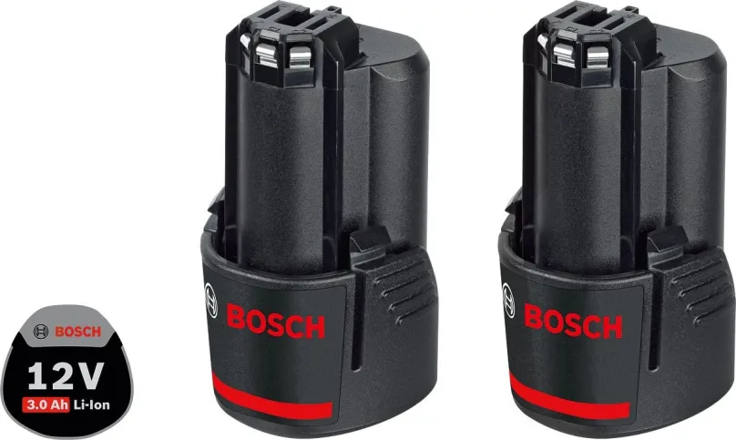 Nabíjacie batérie pre aku náradie Bosch 2x GBA 12V 3,0Ah 1.600.A00.X7D