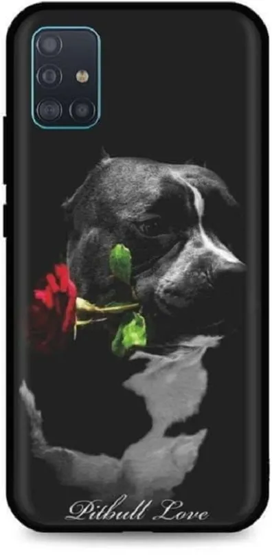 Kryt na mobil TopQ Samsung A51 silikón Pitbull Love 55917