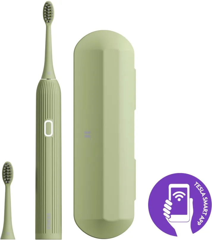 Elektrická zubná kefka Tesla Smart Toothbrush Sonic TB200 Deluxe Green