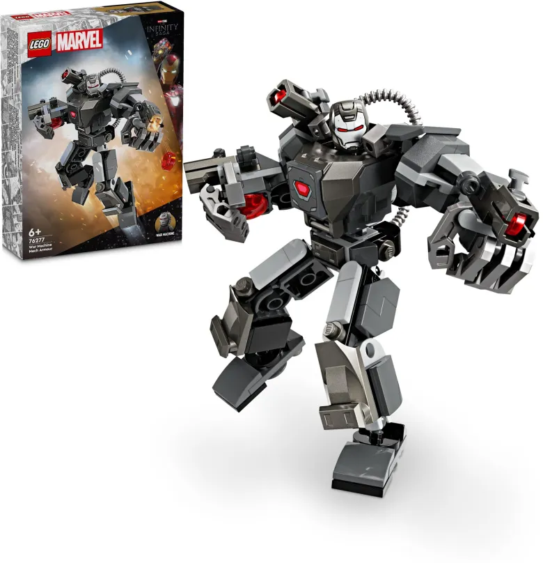 LEGO stavebnica LEGO® Marvel 76277 War Machine v robotickom brnení