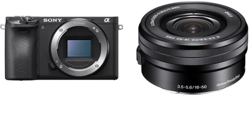 Digitálny fotoaparát Sony Alpha A6400 + E PZ 16-50 mm f/3,5-5,6 OSS čierny