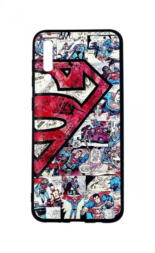 Kryt na mobil TopQ Samsung A50 3D silikón Superman 41175