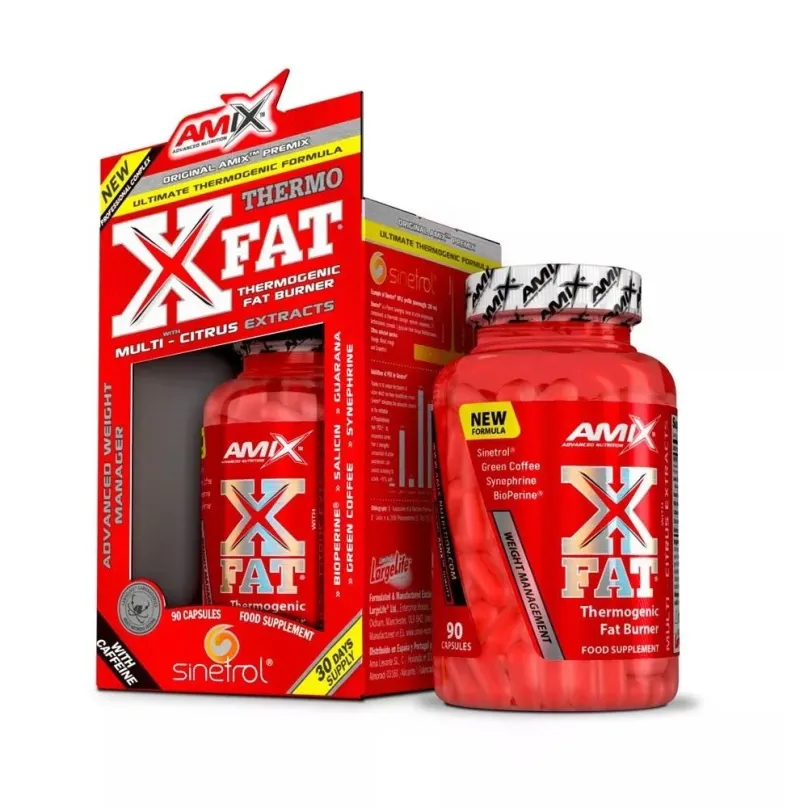 Spaľovač tukov Amix XFat Thermogenic Fat Burner - 90 kapsúl