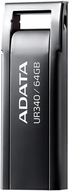 Flash disk ADATA UR340 64 GB, 64 GB - USB 3.2 Gen 1 (USB 3.0), s pútkom na kľúče, materiál
