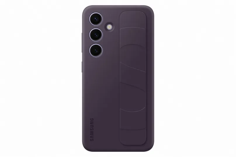 Kryt na mobil Samsung Galaxy S24 Zadný kryt s pútkom Dark Violet