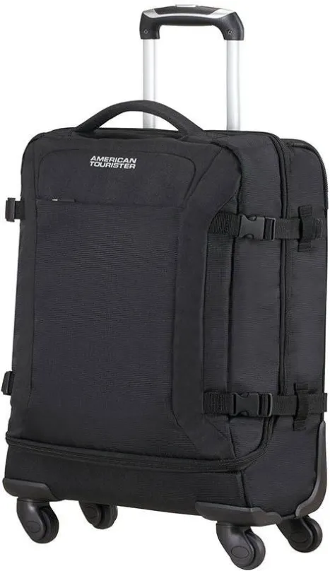 Cestovný kufor American Tourister Road Quest Spinner Duffle 55 Solid Black