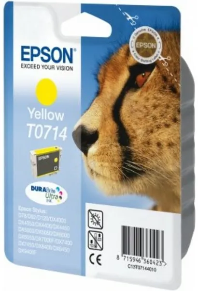 Cartridge Epson T0714 žltá