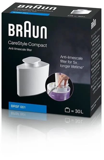 Odvápňovač Braun BRSF 001, - vymeniteľná odvápňovacia kazeta pre modely CareStyle Compact,