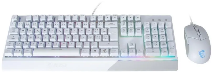 Set klávesnice a myši MSI Vigor GK30 COMBO WHITE - SK/SK