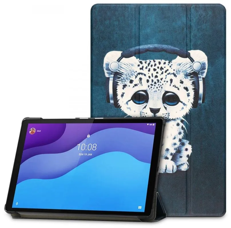 Puzdro na tablet Tech-Protect Smartcase puzdro na Lenovo Tab M10 10.1'' 2nd Gen, cat