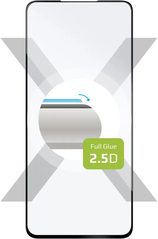 Ochranné sklo FIXED FullGlue-Cover pre Xiaomi Mi 11 Lite/Mi 11 Lite 5G/11 Lite 5G NIE čierne