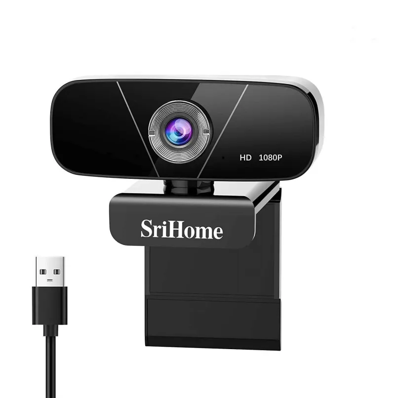 Webkamera SriHome SH003, s rozlíšením Full HD (1920 × 1080 px), uhol záberu 90°, vstavaný