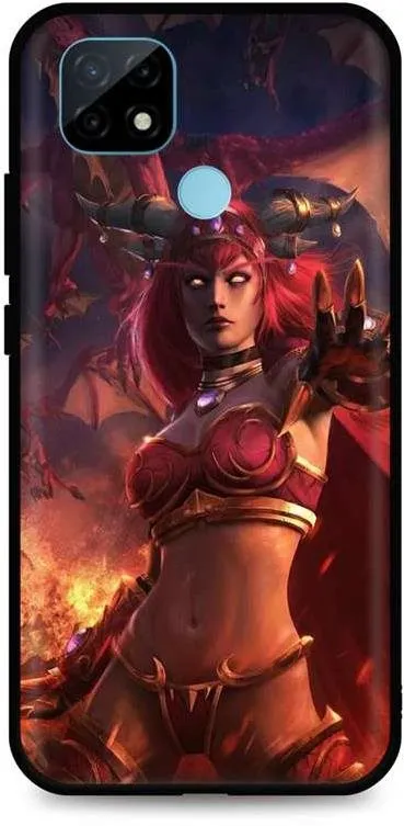 Kryt na mobil TopQ Realme C21 silikón Heroes Of The Storm 61704