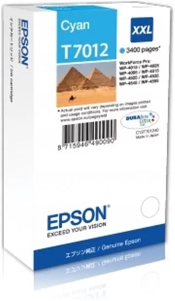 Cartridge Epson T7012 XXL azúrová