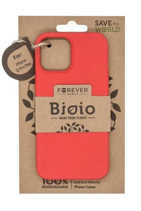 Kryt na mobil Forever Bioio pre Apple iPhone 12 Pro Max červený