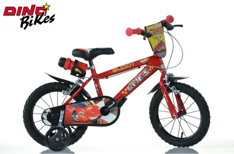 DINO Bikes - Detský bicykel 14"" Cars 2022