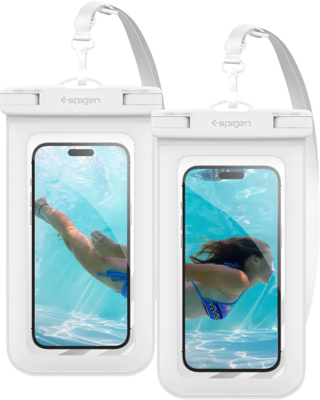 Puzdro na mobil Spigen Aqua Shield WaterProof Case A601 2 Pack White