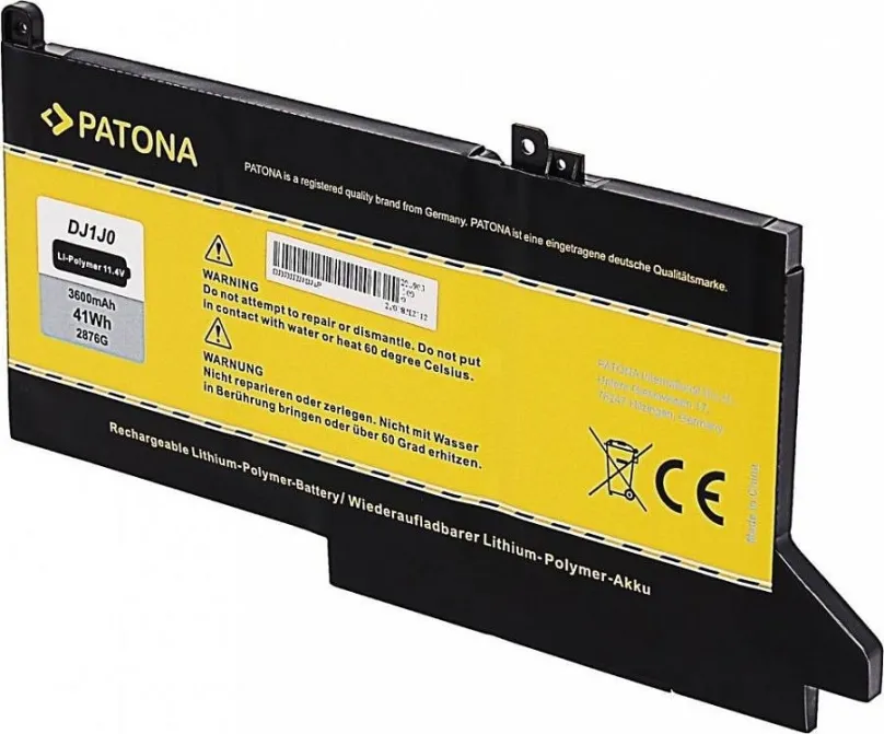 Batéria do notebooku Patona pre DELL Latitude 12 3600mAh Li-Pol 11,4 V PGFX4