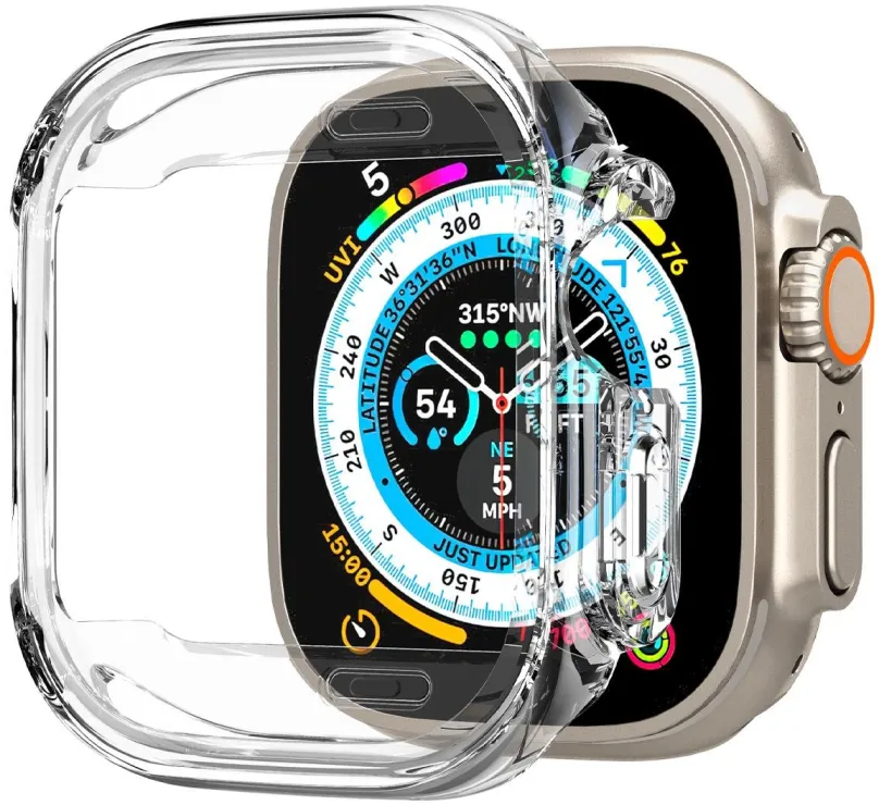 Ochranný kryt na hodinky Spigen Ultra Hybrid Clear Apple Watch Ultra 49mm