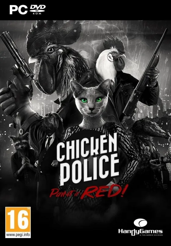 Hra na PC Chicken Police - Paint it RED!, krabicová verzia, žáner: adventúra, - Divoký prí