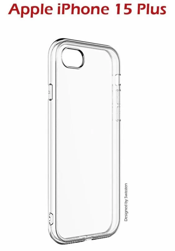 Kryt na mobil Swissten Clear Jelly pre Apple iPhone 15 Plus transparentný