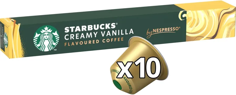 Kávové kapsule STARBUCKS® by NESPRESSO® Creamy Vanilla Flavoured Coffee, 10 kapsúl v balení