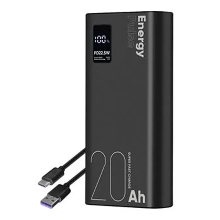 Powerbanka OBAL: ME EnergyPulse 20000mAh 22.5W Black