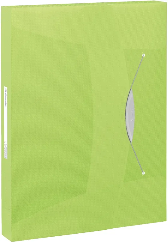 Dosky na dokumenty ESSELTE VIVIDA A4 s gumičkou, transparentná zelená