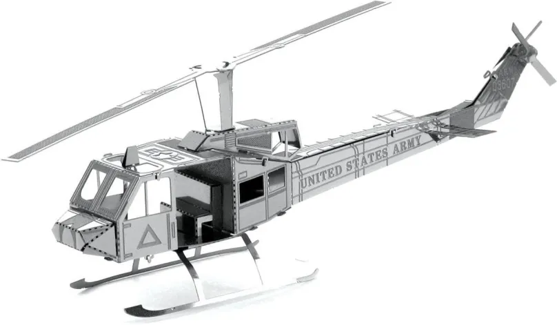 Kovový model Metal Earth UH-1 Huey Helicopter, vhodný od 14 rokov