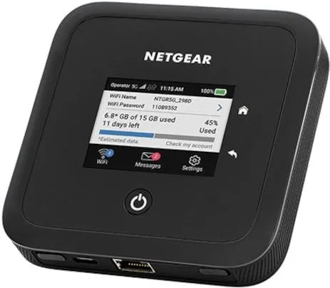 LTE WiFi modem Netgear MR5200-100EUS, rýchlosť WiFi prenosu 4000Mb/s, prenosová rýchlosť L