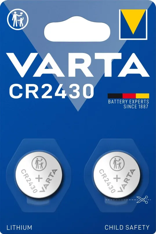 Gombíková batéria VARTA špeciálna lítiová batéria CR2430 2ks