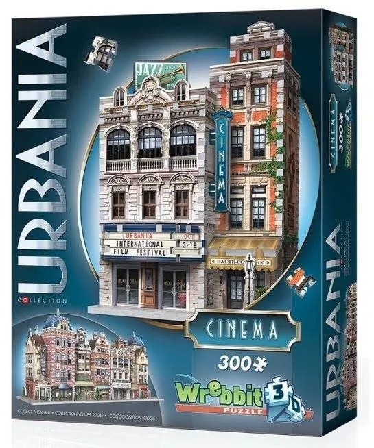 3D puzzle Wrebbit 3D puzzle Urbania: Kino 300 dielikov