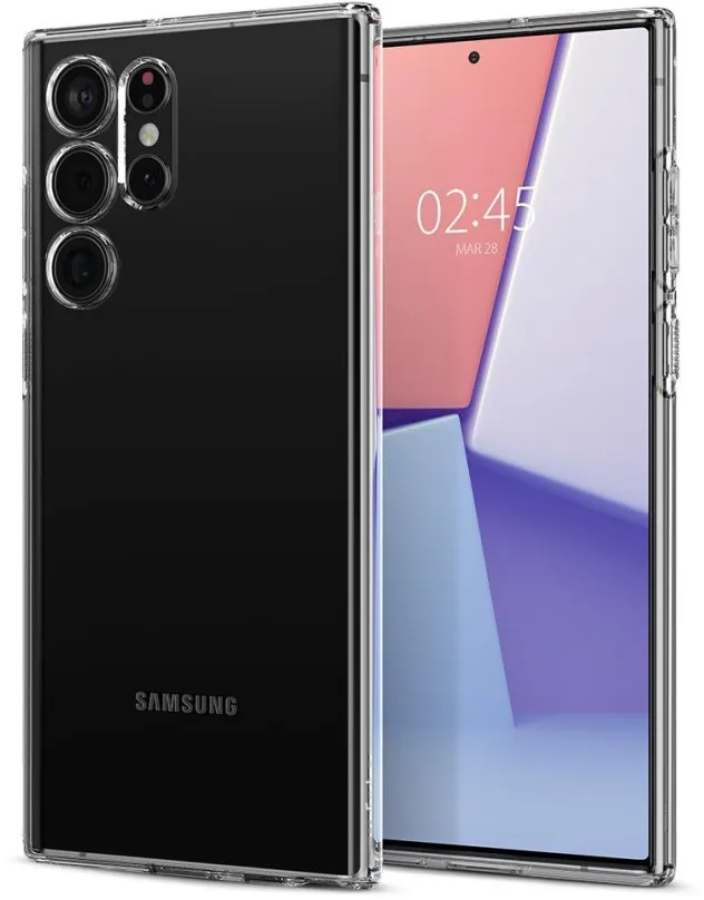 Kryt na mobil Spigen Liquid Crystal Crystal Clear Samsung Galaxy S22 Ultra 5G, pre Samsung