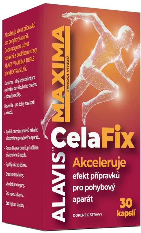 Kĺbová výživa ALAVIS MAXIMA CelaFix 30 kapsúl