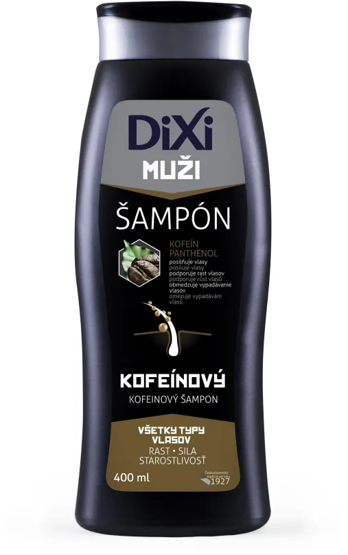 Šampón pre mužov DIXI Kofeínový šampón pre mužov 400 ml