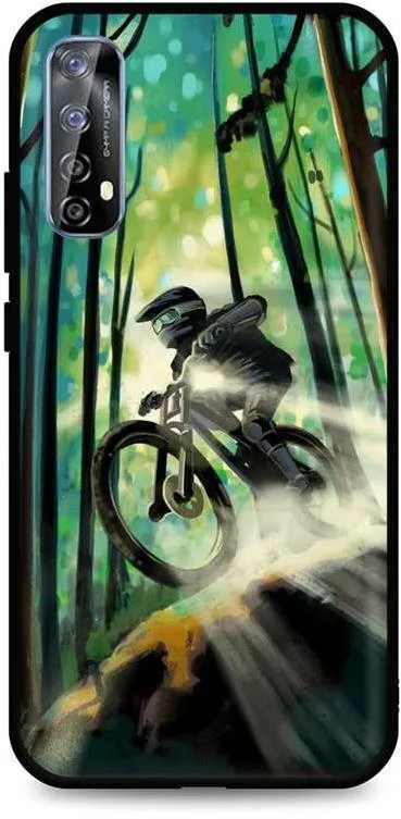 Kryt na mobil TopQ Realme 7 silikón Mountain Bike 61990