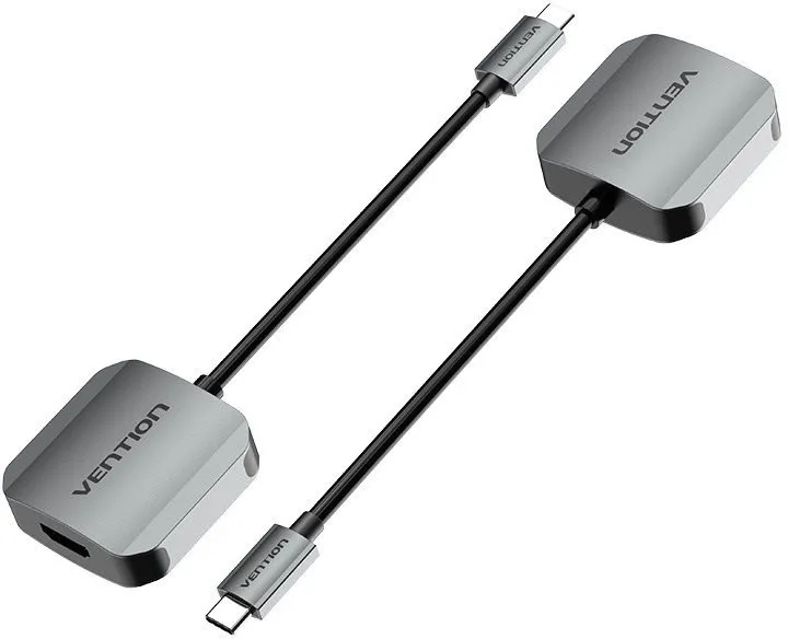 Redukcia Vention USB-C do HDMI Converter 0.15M Gray Aluminum Alloy Type
